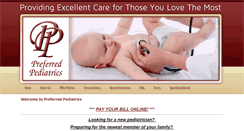 Desktop Screenshot of mypreferredpediatrics.com